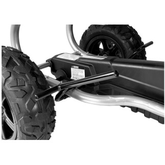 Gokart na pedały b012 pompowane koła niebieski
