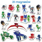 Zestaw magnesów pidżamersi pjmasks me 5031-32