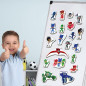 Zestaw magnesów pidżamersi pjmasks me 5031-32