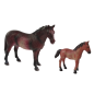 Zestaw 2 figurek koni w zagrodzie - figurka koń, źrebak EAN: 5905214971786