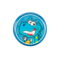 Dysk latający frisbee z dinozaurem niebieski 20 cm