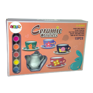 Zestaw do herbaty diy farby malowanie porcelana