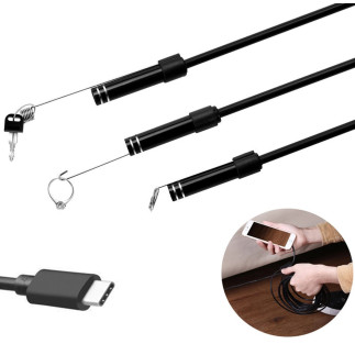 Ak252b endoskop kamera 5,5mm usb-c 5m