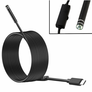 Ak252b endoskop kamera 5,5mm usb-c 5m