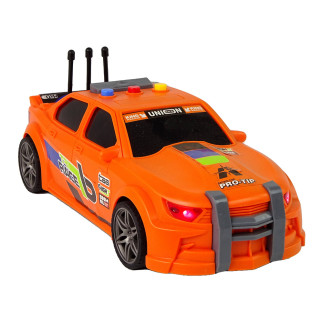 Auto sportowe wyścigowe 1:16 pomarańczowy dźwięk