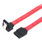 Kabel kątowy SATA III 40 cm AK121D EAN: 5907621802202 Kabel kątowy SATA III 40 cm AK121D EAN: 5907621802202