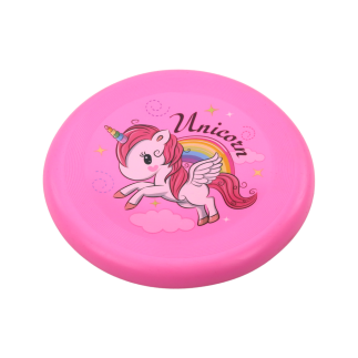 Latający dysk Frisbee Jednorożec Różowy 20 cm | EAN: 5905991003656