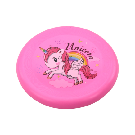 Latający dysk Frisbee Jednorożec Różowy 20 cm | EAN: 5905991003656