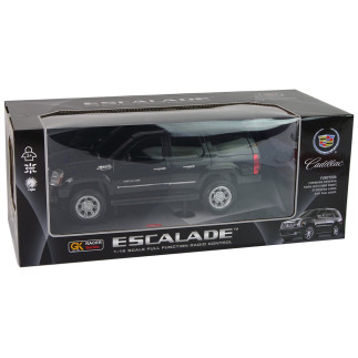 Auto cadillac escalade r/c czarny światła dźwięk 1:16