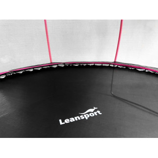 Trampolina LEAN Sport Max 12ft Czarno-Różowa