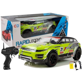 Zdalnie sterowane Autko Rajdowe 1:10 Zielone R/C