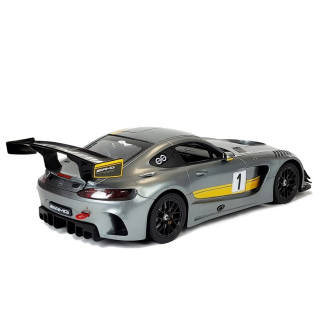 Auto r/c mercedes amg gt3 rastar 1:14 szare na pilota