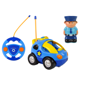 Auto dla malucha policja zdalnie sterowane r/c światło dźwięk