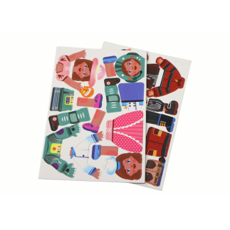 Zestaw puzzli magnetycznych motyw postaci kreskówkowych
