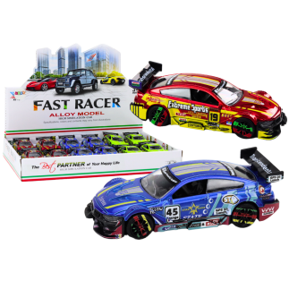 Samochód sportowy auto metalowe wyścigowe 1:36 napęd mix