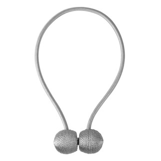 Ag701 klamra do firan zasłon szara 2szt