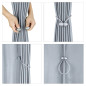 Klamra do firan zasłon szara 2 szt. AG701, EAN: 5907621821500