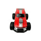 Auto zdalnie sterowane R/C z wysokimi kołami czerwone 6.5 km/h - EAN: 5904665996584