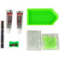 Zestaw DIY Diamentowy Renifer 3D Biały Kryształki Brelok EAN: 5905323212466