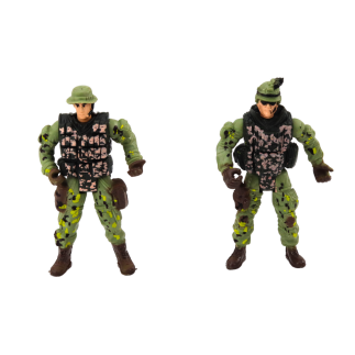 Zestaw militarny wojskowy łódź bojowa żołnierze akcesoria dźwięki