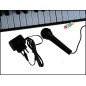 Organy Keyboard + Mikrofon Zasilacz MQ-810 MP3
