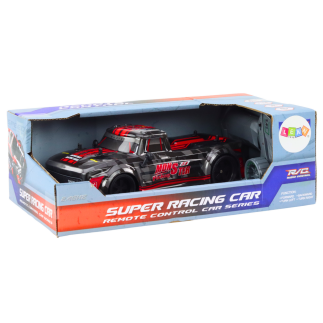Zdalnie sterowane auto pick-up rc 1:18 gumowe opony czerwony