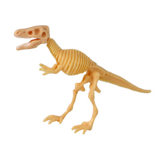 Otwierane jajo dinozaura figurka żółta 4 kolory 9 cm