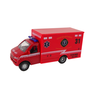 Auto pojazd ratunkowy ambulans napęd frykcyjny 2 kolory