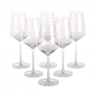 RUBIN KPL. 6 KIELISZKÓW WINO BIAŁE 370ML