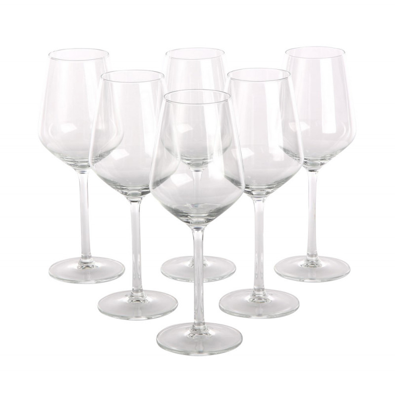 Rubin Komplet 6 Kieliszków do Wina Białego 370ml EAN: 5902689839665