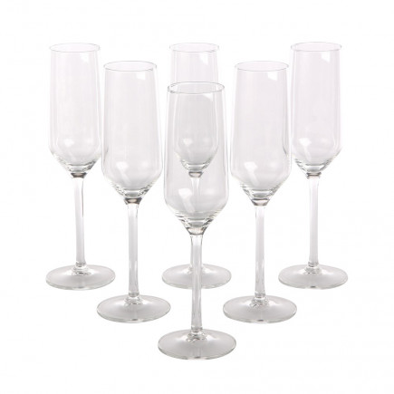 RUBIN KPL. 6 KIELISZKÓW SZAMPAN 220ML