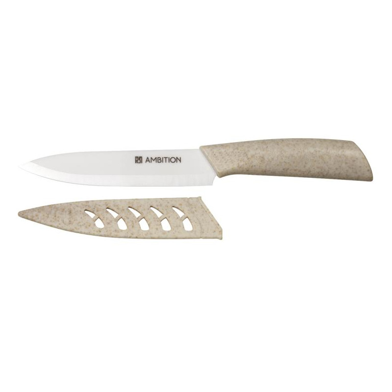 AM-SKIV NOZ CERAM SZEFA KUCHNI 15CM BIALY