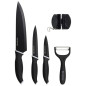AM-ELEMENTI KPL NOZY NON STICK 5EL CZARNY