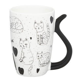 AM-BLACK CAT KUBEK 370ML KOTY