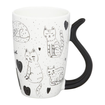 AM-BLACK CAT KUBEK 370ML KOTY