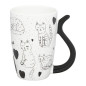 AM-BLACK CAT KUBEK 370ML KOTY