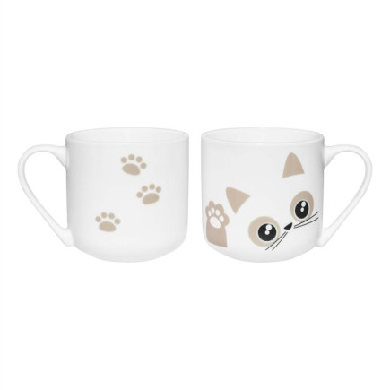 AM-KITTY KUBEK 440ML BEZOWY