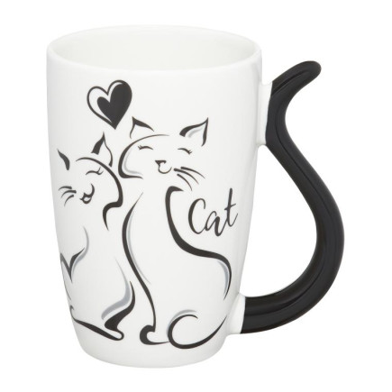 AM-BLACK CAT KUBEK 370ML DWA KOTY