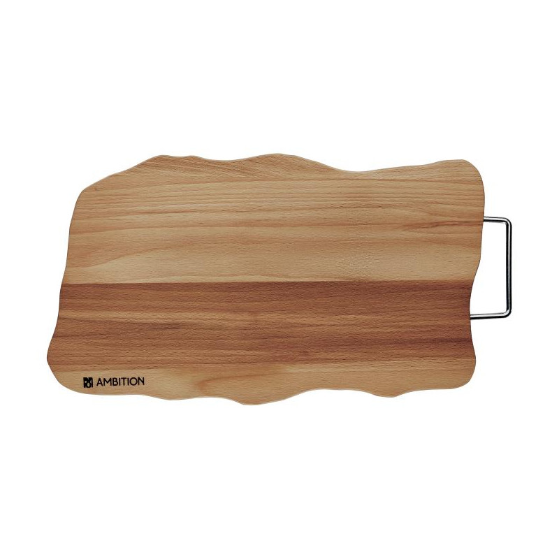 AM-NATURAL DESKA FALA Z UCHWYTEM 36X20CM