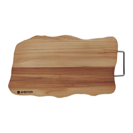 AM-NATURAL DESKA FALA Z UCHWYTEM 36X20CM