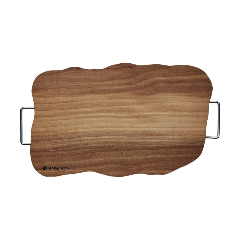 AM-NATURAL DESKA FALA Z DWOMA UCHWYTAMI 39X25CM