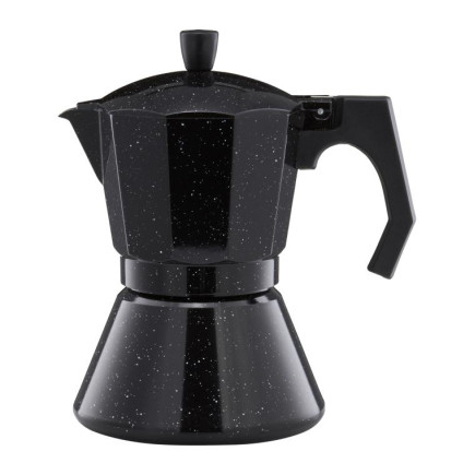 AM-LEXI KAFETIERA ALUMINIOWA 300ML CZARNA IND
