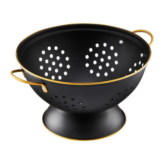 AM-ROYAL DURSZLAK Z RACZKAMI CZARNY 24CM