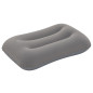Dmuchana poduszka welurowa szara 42 cm Bestway, EAN: 6941607367186