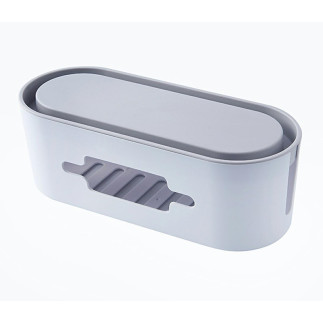 Ag381f organizer na kable listwy biały