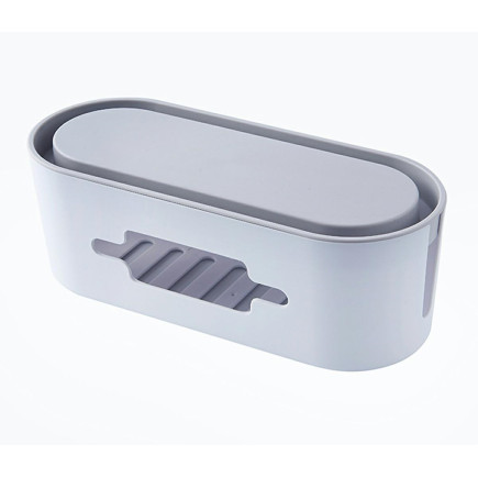 Ag381f organizer na kable listwy biały