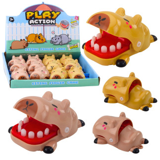 Gryząca kapibara figurka gra zręcznościowa mini dentysta