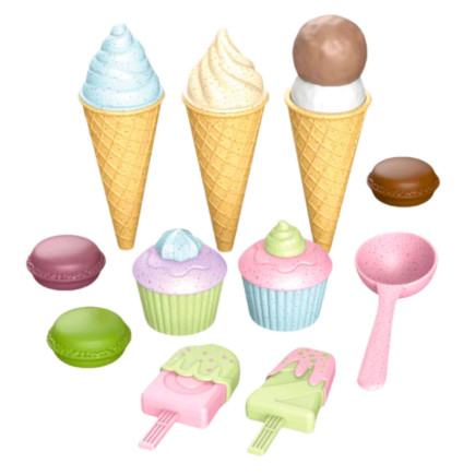 Zestaw Słodkości: Lody i Babeczki z Makaronikami 5905991073130