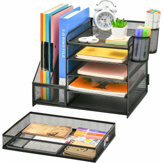 Da462 organizer na biurko czarny