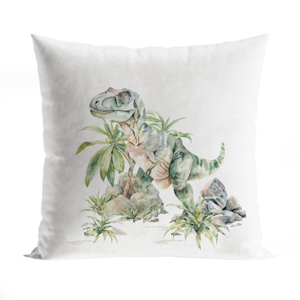 Dinozaury poszewka dekoracyjna velvet, 40x40cm, kolor 001